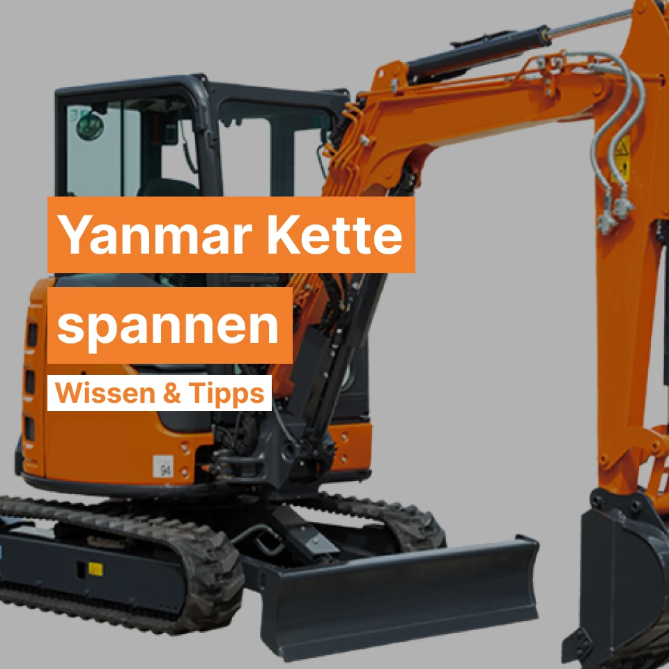 Ratgeber zum Problem: Wie die Yanmar Baggerkette spannen? Ratgeber zum Problem: Wie die Yanmar Baggerkette spannen?