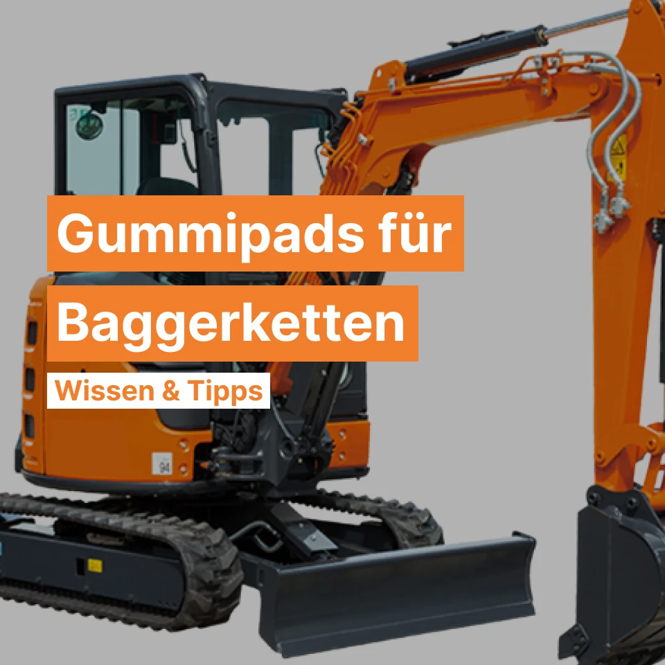 Ratgeber zum Problem: Was sind Gummipads für Baggerketten? Ratgeber zum Problem: Was sind Gummipads für Baggerketten?