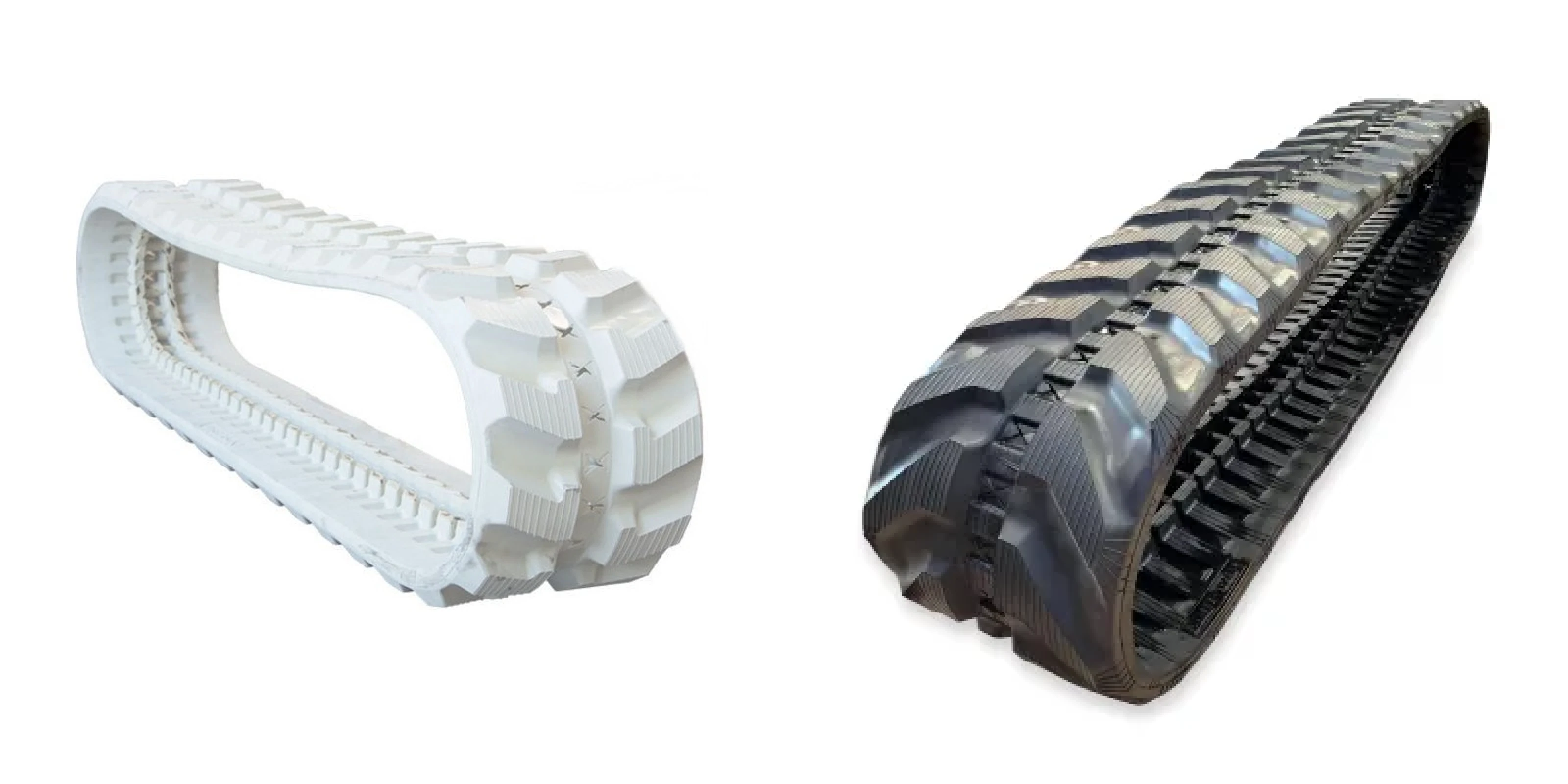 Weiße Gummikette VS Schwarze Gummikette