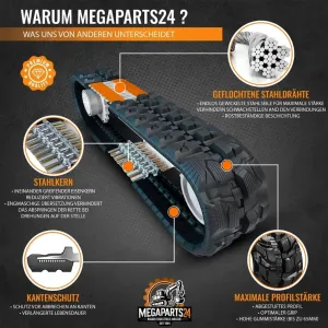 GUMMIKETTE 400x72,5x74R HITACHI ZX65USB-5A GUMMIKETTE 400x72,5x74R HITACHI ZX65USB-5A