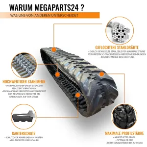 Gummikette 230x48x70K KUBOTA KX019-4 Gummikette 230x48x70K KUBOTA KX019-4